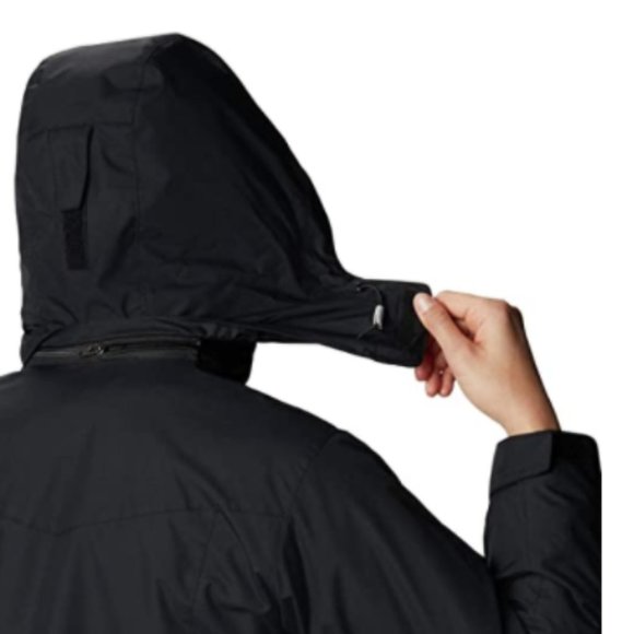 Columbia Ruby River Hooded 3-in-1 Systems Jacket Black, Size:XL - Picture 4 of 7